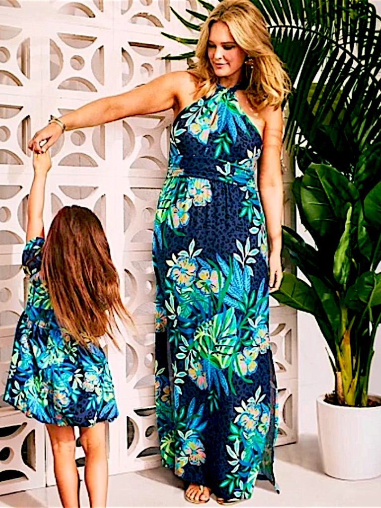 Lilly Pulitzer Orla Halter Maxi Dress In Multi/The Hottest Spot Nwt - Size Small